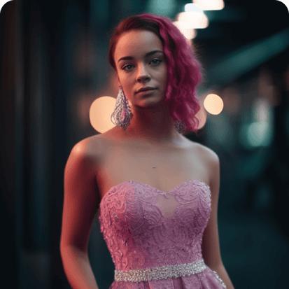 Off-the-shoulder openwork dress